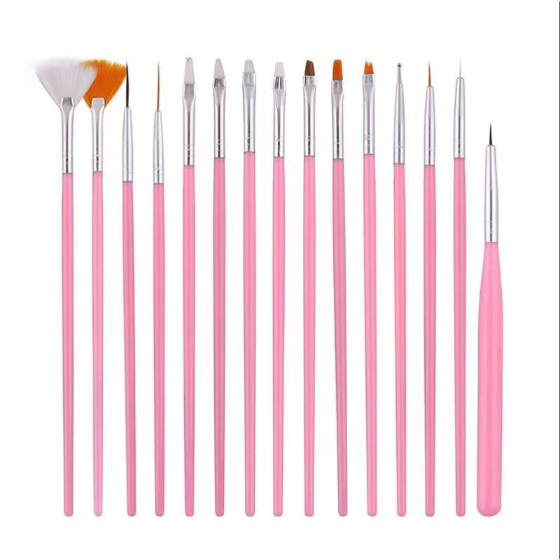 19 PCS Nail Top Coat&Base Coat tool kit(Basic Edition）