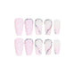 LS-Shiny Love Long Square Matte Fake Nails 24pcs