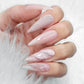 LP-Princess-Long Pointed Matte Detachable Fake Nails 24pcs