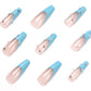 LF-Sky French-Long French Glossy Detachable Fake Nails 24pcs